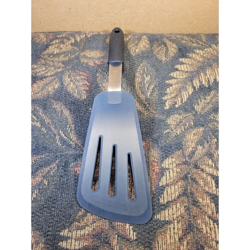 DI ORO- Chef Series Long Flexible Silicone Slotted Turner/Fish Spatula